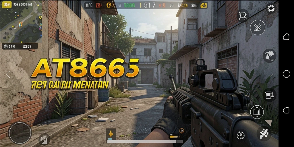 Gambar menampilkan aksi gameplay intens dalam AT866.