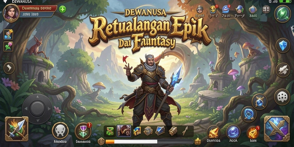 Tampilan gameplay menarik dan penuh aksi dari DEWANUSA.