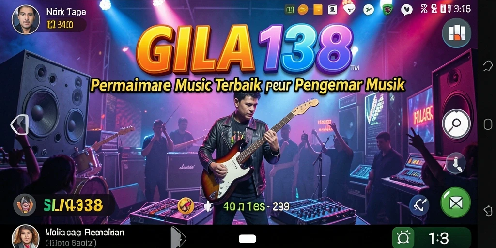 Tampilan gameplay GILA138 dengan alunan musik yang menarik.