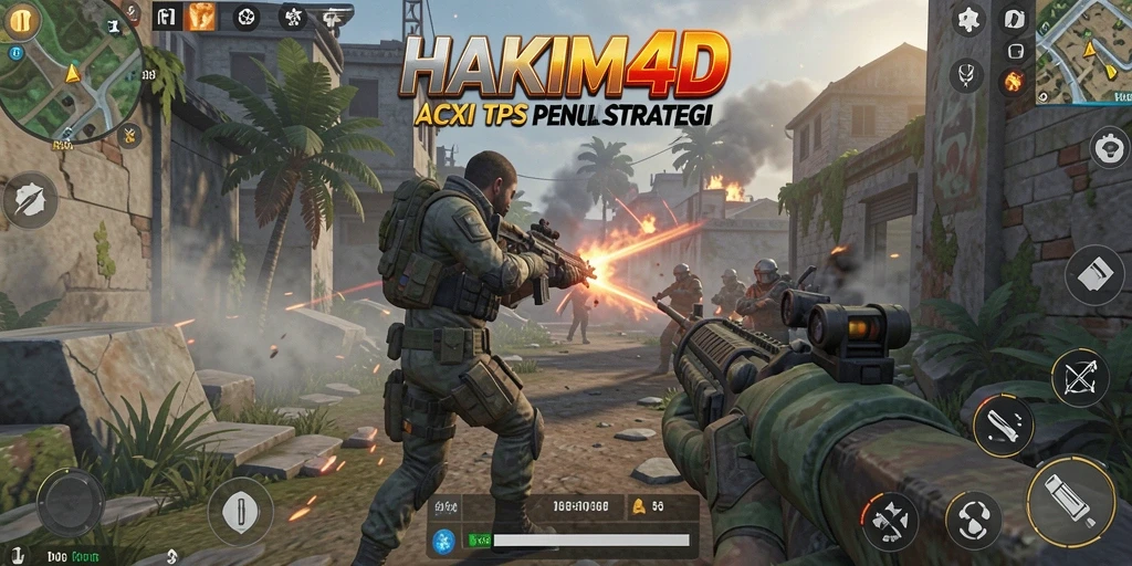 Tangkapan layar HAKIM4D menampilkan aksi pertempuran yang mendebarkan.