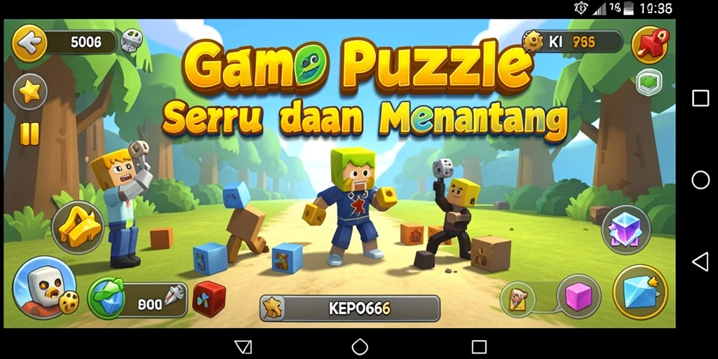 Tampilan gameplay KEPO66 yang menantang dan interaktif.