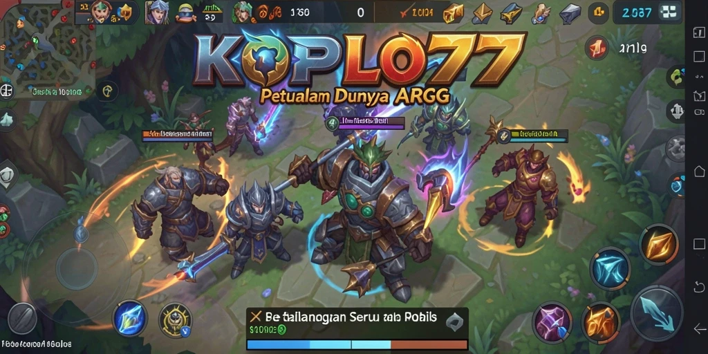 Tampilan menarik dari gameplay KOPLO77 di dunia ARPG.