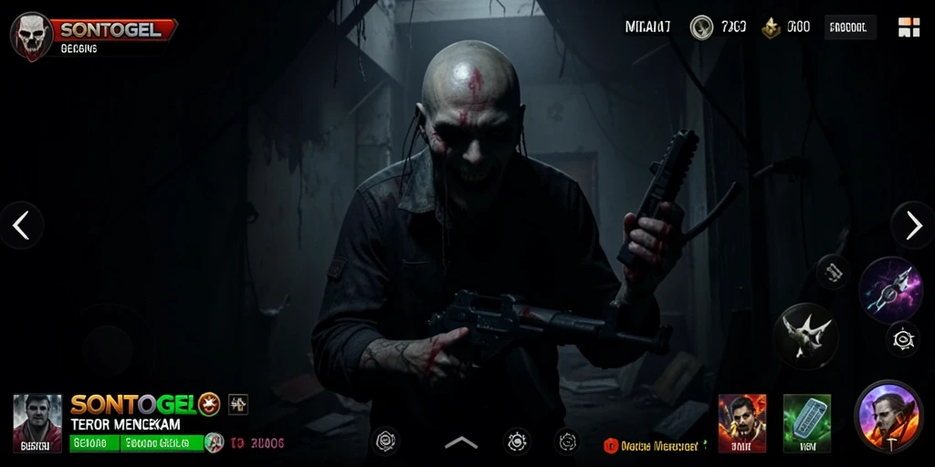 Tampilan menyeramkan dari gameplay HOROR di SONTOGEL